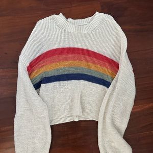 American Eagle Crop Sweater